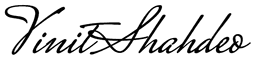 Vinit Shahdeo's signature